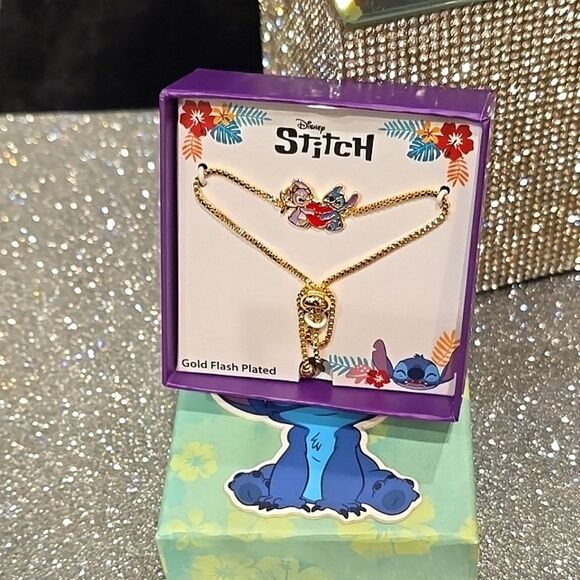 Disney Stitch & Angel Heart Lariat Bracelet - Picture 7 of 8